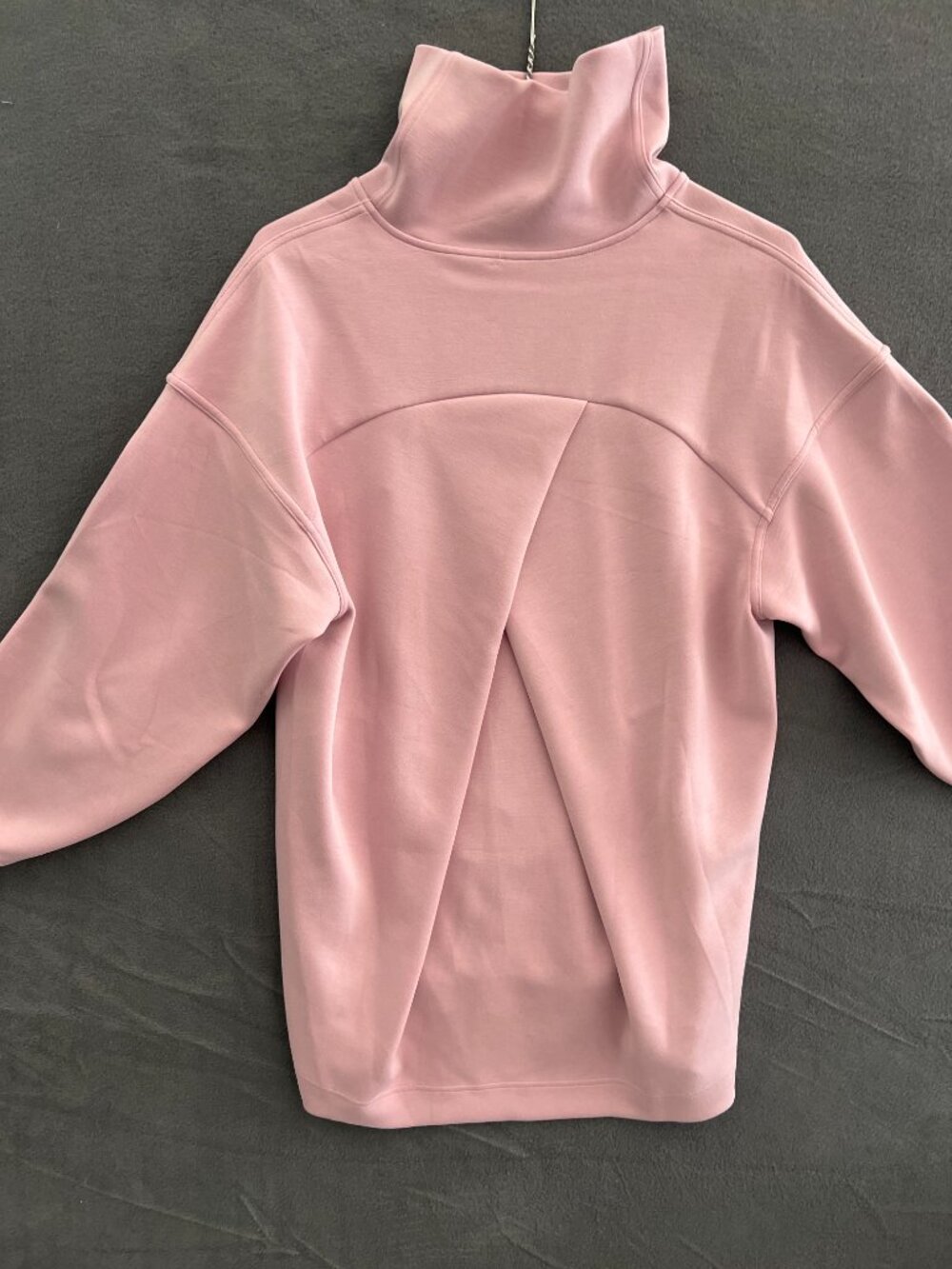 🍋 Lululemon Modal-Blend Turtleneck Tunic Pink Peony sz 4m $128 🍋 - Picture 4 of 7